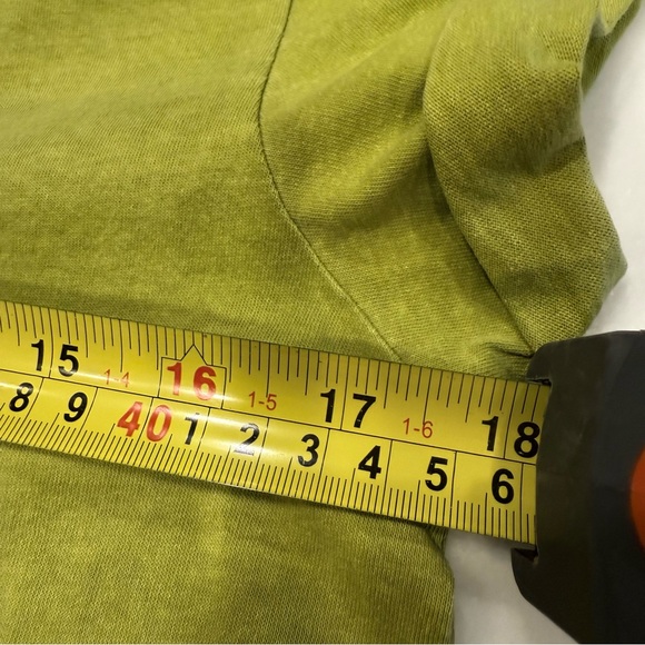 All Saints Women’s Bright Lime Short rolled Sleeve Tee shirt Cotton Sz S NWOT - Picture 5 of 7